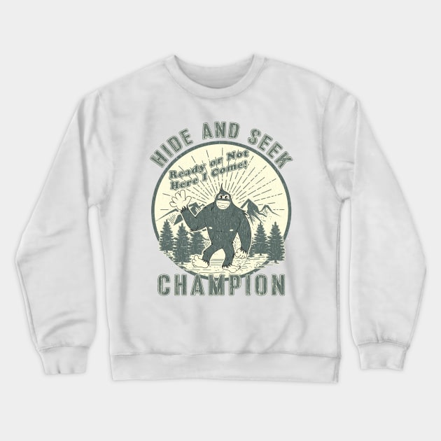 Vintage Worn Bigfoot Hide and Seek Champion Crewneck Sweatshirt by Joaddo